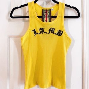 L.A.M.B. Signature Embroidered Tank Medium SP04
